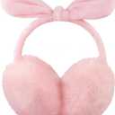FSTEOE Winter Ear Muffs Women Warm Earmuff Girls Ear Warmers Soft Plush Outdoor Adjustable Ear Cover
