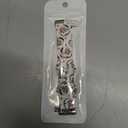 Christmas Halloween Thanksgiving Band Compatible with Fitbit Versa 3/Fitbit Versa 4/Fitbit Sense/ 2, Smartwatch Holiday Women Men Silicone Replacement Strap for Fitbit Versa 3/4, Fitbit Sense/ 2 (Santa Claus)