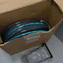 1/2 Inch Garden Hose 100 ft with 8 Pattern Spray Nozzles and Holder Heavy Duty Flexible Garden Water Hose for Yard, Lawn, Car Wash and Outdoor Watering
