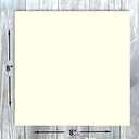 100 x Hamilco 8x8 Cream White Scrapbook Cardstock Paper 80lb Cover Card Stock 100 Pack