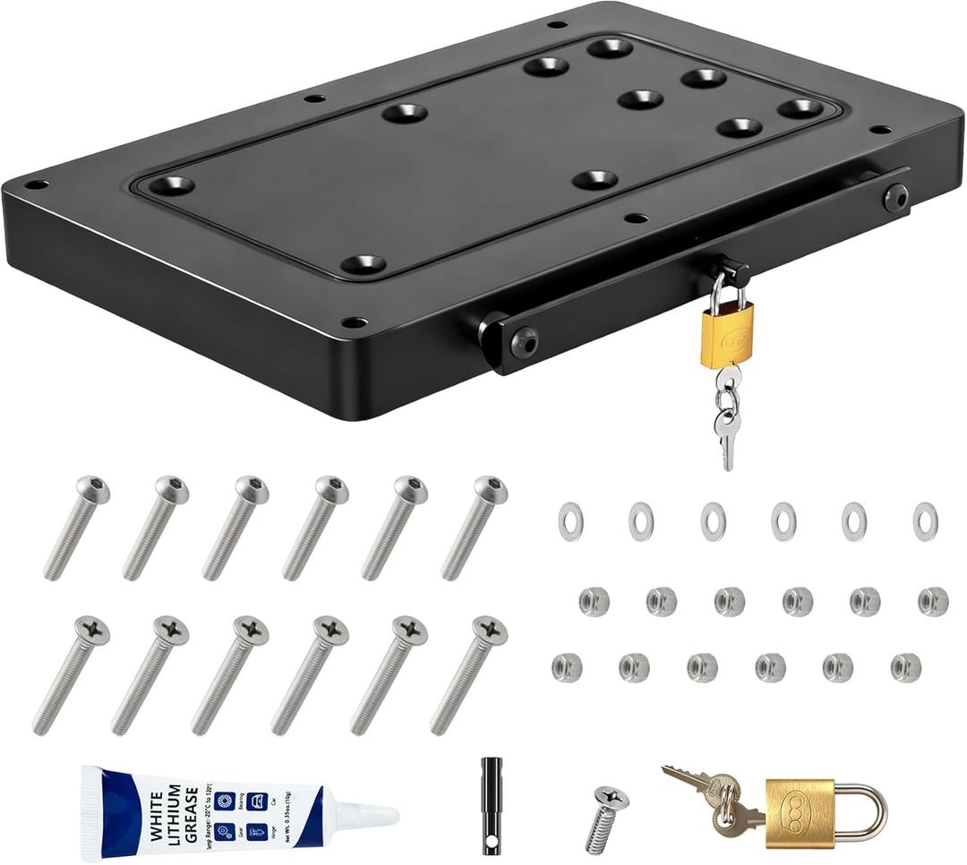 MKA-56 Quick Release Bracket (1854056) Heavy Duty Composite & Aluminum Mount for Minn Kota Ulterra, Terrova, Riptide Terrova, Riptide Instinct, and Quest Electric-Steer Trolling Motors
