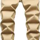 JUNBAOSS Men's Slim Fit Stretch Jeans Ripped Skinny Jeans for Men, Distressed Straight Leg Fashion Comfort Flex Waist Pants (38)