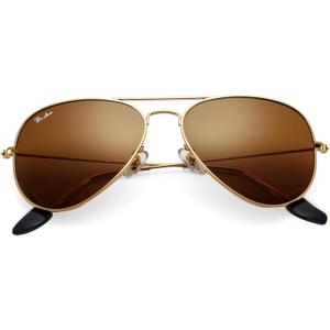 Pro Acme Classic Aviator Sunglasses for Women & Men Metal Frame UV400 Driver Sunglasses (B1 Brown/Plastic/Polarized)