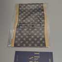 Fashion Silk Scarves, Unisex Mulberry Silk Scarf 6"x 59", Versatile All-Season Accessory for Women & Men, Gift Pouch (Brown)