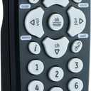 GE Universal Remote Control for Samsung, Vizio, LG, Sony, Sharp, Roku, Apple TV, TCL, Panasonic, Smart TVs, Streaming Players, Blu-ray, DVD, 4-Device, Silver, 33709