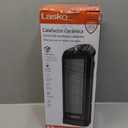 Lasko CT14650 Small Portable 1500W Oscillating Electric Ceramic Space Heater with Manual Thermostat and Overheat Safety Protection for Indoor Home Use (15.7 Inches (Pack of 1))