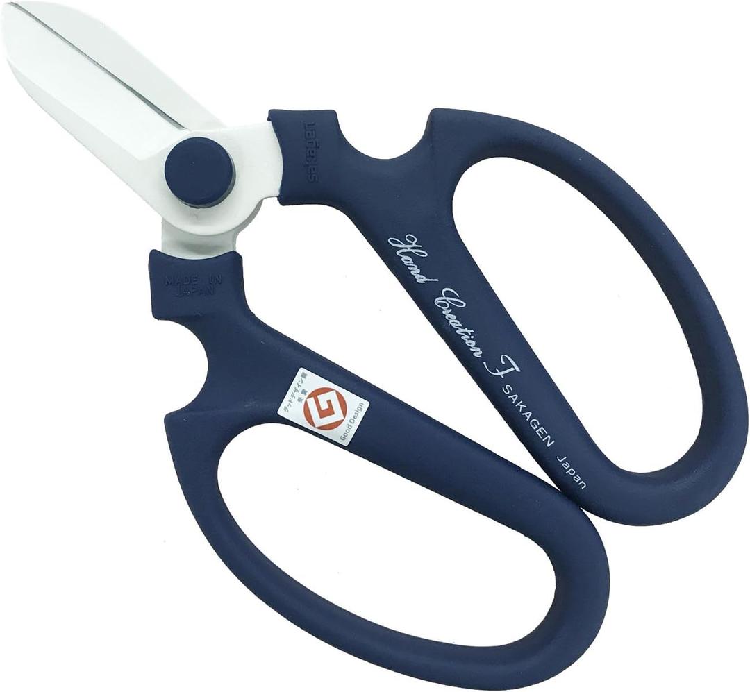 Sakagen Flower Scissors Hand Creation F-170 (Blue, 170mm)