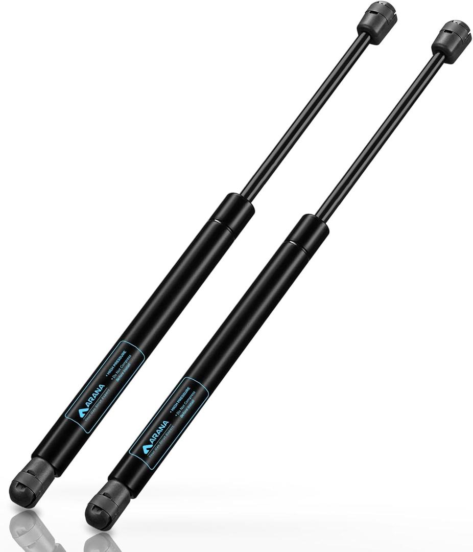 ARANA ML33-40 15 inch Gas Strut 45 Lbs, C16-23933 Camper Shell Struts, ml13-45 Lift Supports Replacement for Leer Snugtop A.R.E Truck Cap Topper Window Canopy Top Box Lid Struts(No Hardware), 2Pcs