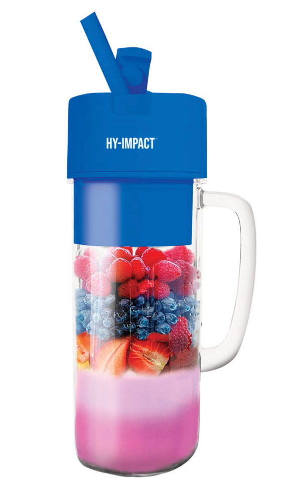 Hy-Impact Better Blender 16 oz Cordless USB Rechargeable Turbo Power