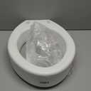 Carex Elongated Hinged Toilet Seat Riser, Adds 3.5 Inches of Height to Toilet, 300 Pound Weight Capacity, Raised Toilet Seat