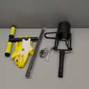 Colwelt Bulb Planter Tool Long Handle, Serrated Base Gardening Bulb Transplanter with Soft Grip, Heavy Duty Long Handled Bulb Planter Sod Plugger for Digging Holes to Plant Tulips, Iris, Daffodils