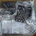 Adhesive Shower Caddy, 2 Pack Corner Bath Organizer, Rustproof Stainless Steel Shower Shelves with Large Capacity, No Drilling Shelves for Bathroom Storage, Home, Kitchen Dcor (Black)