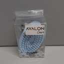 Silicone Body Scrubber - Dual-Sided for Scrubbing & Massaging, Exfoliating Body Scrubber Loofah for Women (Blue)