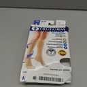 Truform 20-30 mmHg Compression Stockings for Men and Women, Thigh High Length, Dot-Top, Open Toe, Small