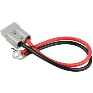 Battery Terminal Connector with Red and Black Cables, Automotive Power Connection Cable Assembly