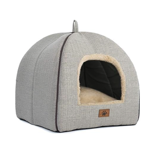 WINDRACING Cat Bed for Indoor Cats - Cat Cave Beds Cat House Cat Tent with Removable Washable Cushioned Pillow, Soft Kitten beds,Cat Beds & Furniture, for Small and Medium Pet Bed, 15 x 15