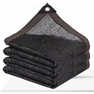 Shade Cloth Garden Shade Mesh Netting with Grommets Outdoor Sun Shade Cover for Pergola Patio Plants Greenhouse Chicken Coop Black 90% Shading Rate(6X8FT)