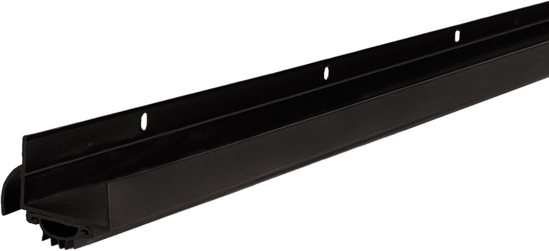 M-D Building Products 80630 36 in. Bronze Aluminum U-Shape Commercial Screw-on Under Door Seal