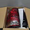 OKLPF Rear Brake Tail Light Compatible With 20072014 GMC Sierra 1500 2500HD 3500HD Replace 25958484 25958485, Replace Red Taillight Assembly, Included Bulbs and Harness, Driver and Passenger Side