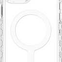 ITSKINS Supreme Clear Magnetic Protective Phone Case Compatible with iPhone 13 Mini | Compatible with MagSafe, Slim Hybrid Case, Anti-Yellowing, Military Shockproof Cover | Transparent White Print