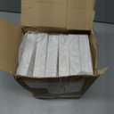 Taiyin 12 Pcs Pyramid White PVC Vinyl Post Top Caps, Fence and Deck Post Caps for Vinyl Fence Posts (5 x 5 Inch)