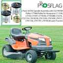 2 Pack 587819701 Spindle Assembly Kit with 532199789 Pulley 177968 Pulley Replaces 587819701, 532187281, 587253301, 587820301, 587125401, 532187292, 532192870, 187281, 187292, 192870, 21549012