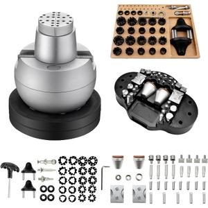 DZQ 5 Inch 70 Pcs Jewelry Ball Vise Tool Kit with Ring Making Accessories
