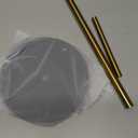 Paper Towel Holder Countertop, Standing Paper Roll Holder with Anti Slip Weighted Base, Stainless Steel Freestanding Paper Towel Holder for Kitchen, Gold