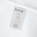 Royale Linens Full Flat Sheet - Ultra Soft Brushed 1800 Microfiber Flat Sheets Only - Wrinkle Free & Stain Resistant - Hotel Quality Top Sheet for Bed (Full, White)