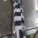 Blissun 7.5 ft Patio Umbrella, Yard Umbrella, Outdoor Market Umbrella with Push Button Tilt Crank (Black&White)