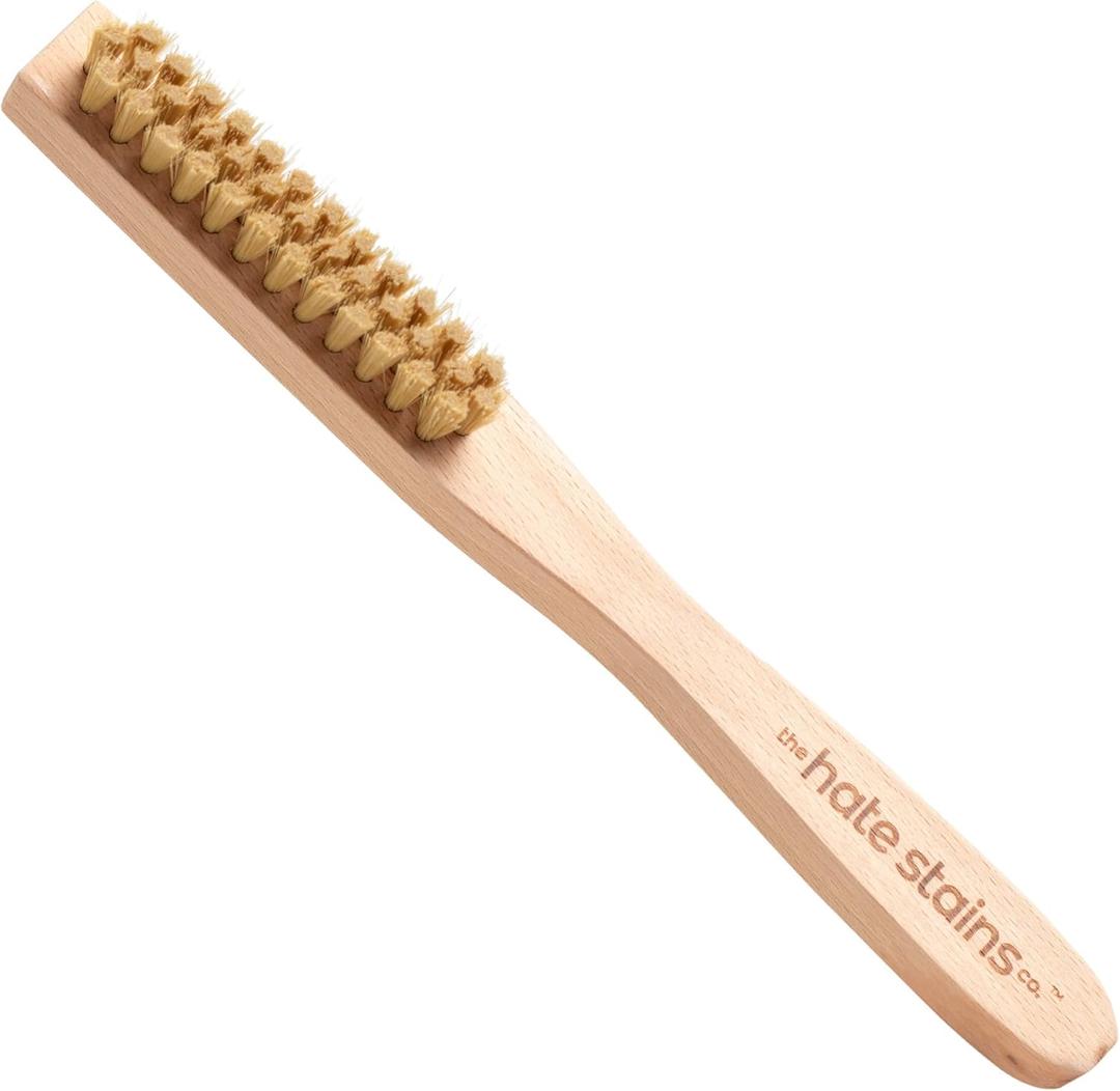 Miss Mouths Messy Eater Laundry Brush Gentle Fabric Scrub Brush for Spot Cleaning, Pre-Treating Stains & Delicates