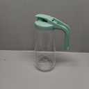 Momcozy Glass Breast Milk Pitcher, Formula Breastmilk Storage Container, Heat & Cold Resistant, No Leak Pitcher for Breastmilk with Wide Mouth, Fast Baby Formula Maker, 48OZ (Green)