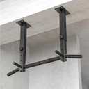 Ceiling Wall Mount Pull Up Bar, Joist/Beam Mounted Chin Up Bar With Wood Mount and Wall Mount Screws Maximum Weight 600 Lbs