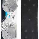 EMSCO Group – Graffiti Snowboard – Great for Beginners – For Kids Ages 5-15 – Design your Own Board Graphic – Solid Core Construction – Adjustable Step-In Bindings
