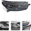 Huray Headlight for Honda CRV 2023 2024 OE LED Head Lamp Replacement HO2502209 HO2503209 (Passenger Side (Right))