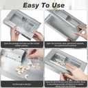 Qualirey 2 Pack Multi Catch Mice Trap Clear Top Humanized Mouse Trap Rodent for Indoor Outdoor Rat Control Pet and Security (6.3 Inch,Silver)