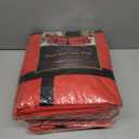3 x ZOBER Wide Christmas Tree Storage Bag - Maximum Accessibility - Fits 9 Ft Trees - 600D Oxford Fabric Christmas Tree Bag For Storage Box For Xmas - Strong, Durable Straps & Handles - Card Slot - Red