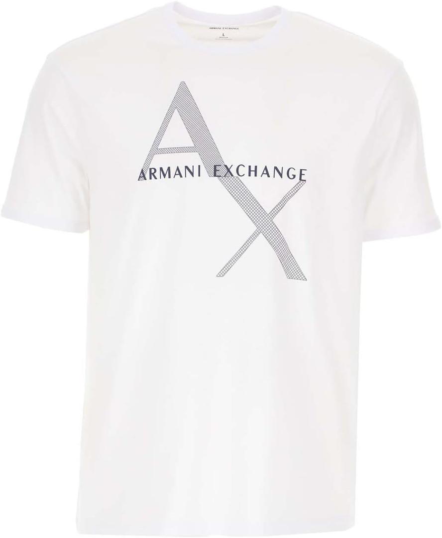 Armani Exchange Men's Crew Neck Logo Tee T Shirt, XL