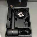 Ionic Hair Dryer Fast Drying, 160000 RPM High-Speed Brushless Motor, Thermo-Control Professional Blow Dryer, Low Noise, Lightweight, Magnetic Concentrator and Diffuser for Curly & Straight Hair, Gray