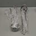 8pcs Stainless Steel Ladle 8 Oz Soup Ladle 14" long Spoon Heavy-Duty Metal Spoon Sets big spoons for cooking Serving Soups, Gravy, Portioning, Stirring