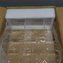 BEYGORM Acrylic Tea Bag Organizer for 270 Tea Packets, No Assembly Required Display Holder for Countertop, Vertical Tea Bag Caddy for Cabinet, Tea bar Accessories, Teabags Storage Containers, 15 Compartments