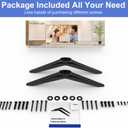 TV Stand for Element Roku TV Legs, for Element 300/400 / 450 Series, TV Stand Legs for Element 24 32 43 50 55 58 65 in, Please Measure Distance Between Bottom Two Holes