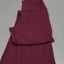 Sunzel Flare Leggings, Crossover Yoga Pants with Tummy Control, High-Waisted and Wide Leg (Medium, Black Cherry)