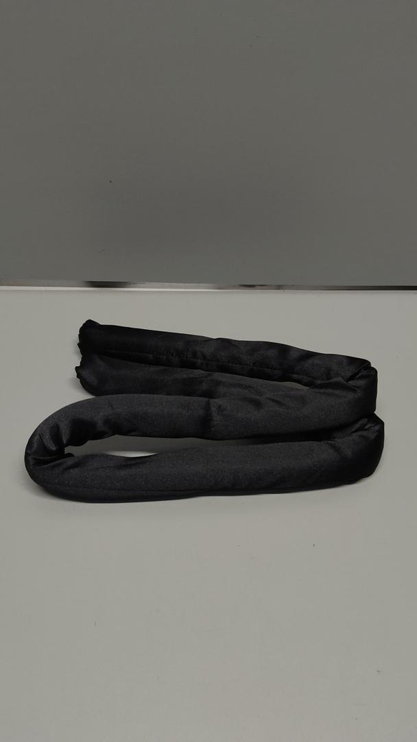 Overnight Heatless Hair Curler Blowout Rods Jumbo, Heatless Curls Satin Jumbo Flexi Rods to Sleep in,Soft Heatless Rod for All Hair Types,No Heat Overnight Sleeping Curls Styling Tools 3pcs Black