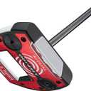 Odyssey Golf S2S AI-Dual Putter, Left, Graphite, 33 Inches, Jailbird, Center Shaft, Pistol Grip, Black/Red