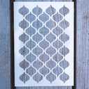 DIY Decorative Stencil Template for Painting on Walls Furniture Crafts,Moroccan (A3 Size)
