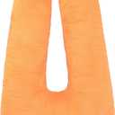 S-SNAIL-OO Travel Pillow Car Pillow(28x18in) U Shaped Cushion Pillow, Long Distance Travel Sleep Pillow for Head and Body Support for Adults Children (Orange)