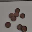 1.5x1.5 Round Rubber Furniture Caster Cups, Anti-Sliding Furniture Pads Bed Stopper Floor Protectors with Grip - Protect Any Flooring