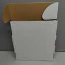 BOX USA BML17114 Literature Mailers, 17 1/4" x 11 1/4" x 4", White (Pack of 25)
