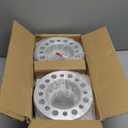 8x6.5 to 8x170 2 inch Wheel Spacers 126.15mm Bore for 1980-1998 Ford F250 F350, 1992-2007 E250 E350 Econoline, 9/16"-18 Studs 8 Lugs Wheel Adapters fits 1995-2010 Dodge Ram 2500 3500, Set of 4